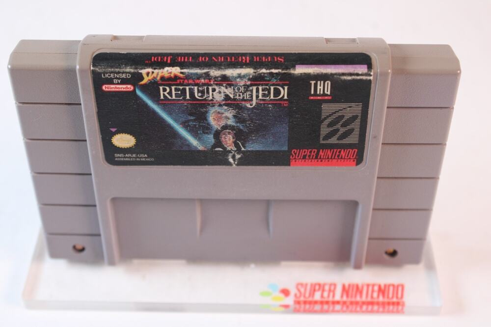 Super Star Wars Return of the Jedi (Super Nintendo SNES, 1994) game cart only